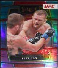 Petr Yan 2022 Panini Select UFC Concourse #7 Teal and Pink