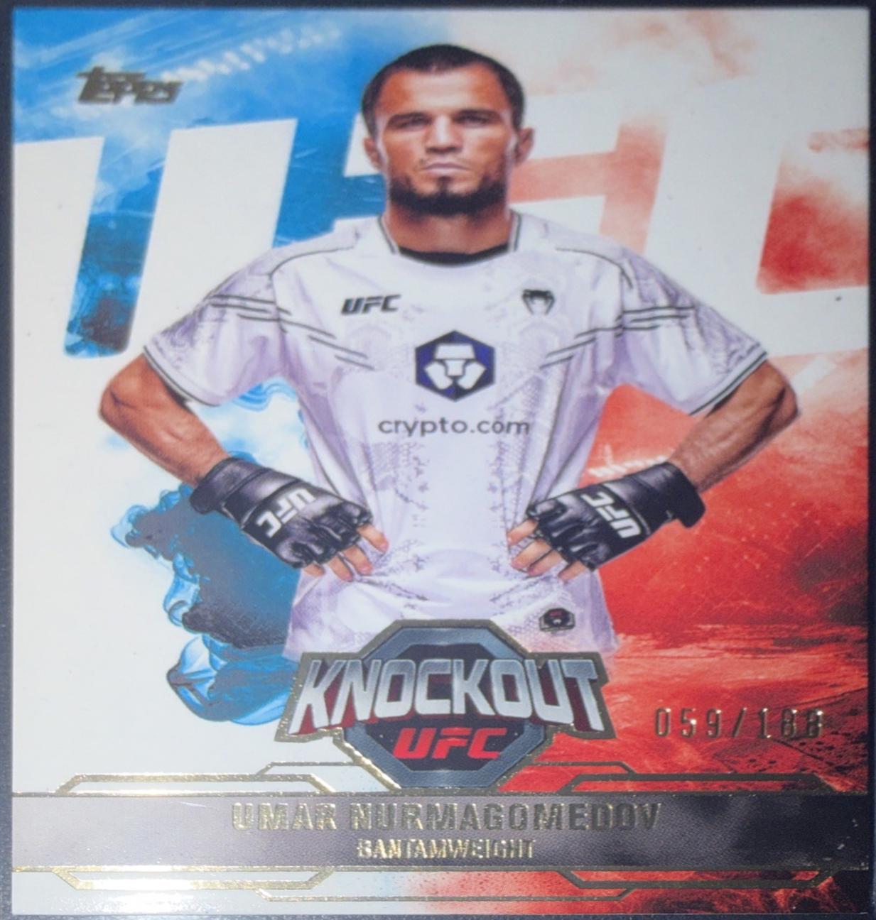 Umar Nurmagomedov 2025 Topps Knockout UFC Base #99 Gold