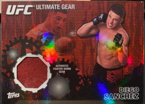 Diego Sanchez 2010 Topps UFC Ultimate Gear Relics #UG-DS Onyx