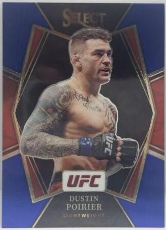 Dustin Poirier 2022 Panini Select UFC Premier Level #171 Blue Prizm