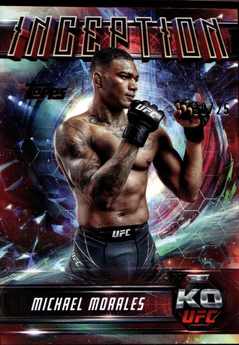 Michael Morales 2025 Topps Knockout UFC Inception #IN-18 Red