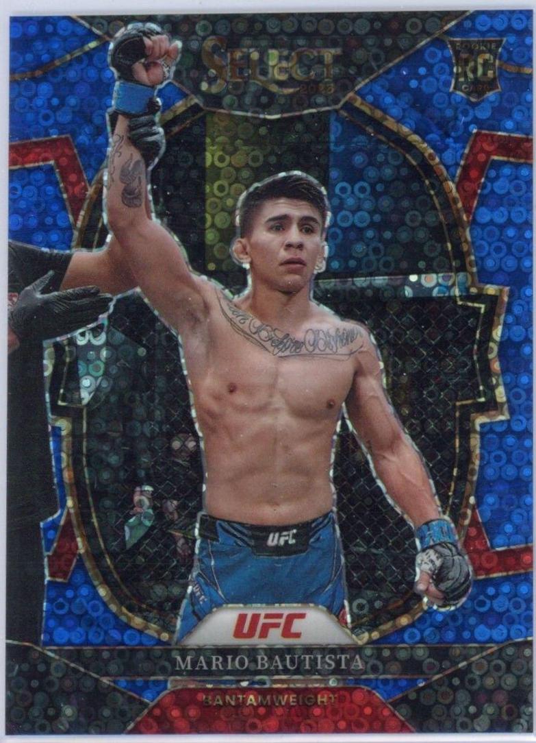 Mario Bautista 2023 Panini Select UFC Concourse #69 Blue Disco