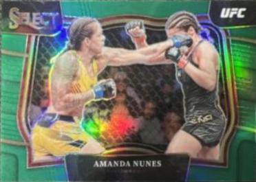Amanda Nunes 2023 Panini Select UFC Mezzanine #357 Green