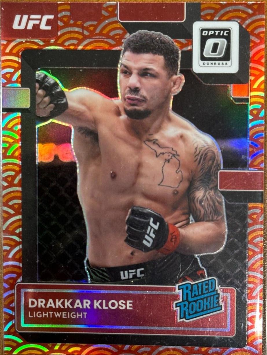 Drakkar Klose 2023 Panini Donruss Optic UFC Base #114 Photon