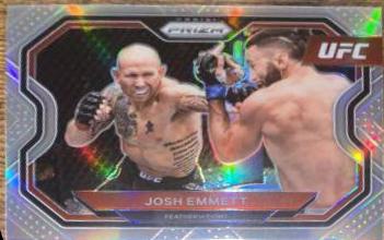 Josh Emmett 2021 Panini Prizm UFC Base #121 Silver