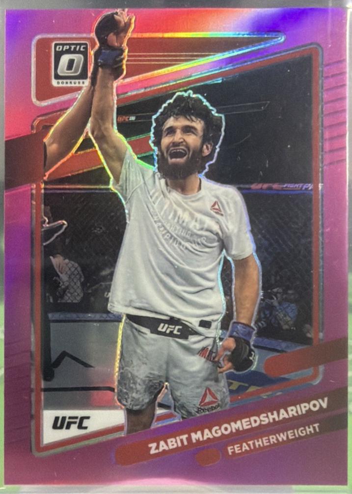 Zabit Magomedsharipov 2022 Panini Donruss Optic UFC Base #63 Pink