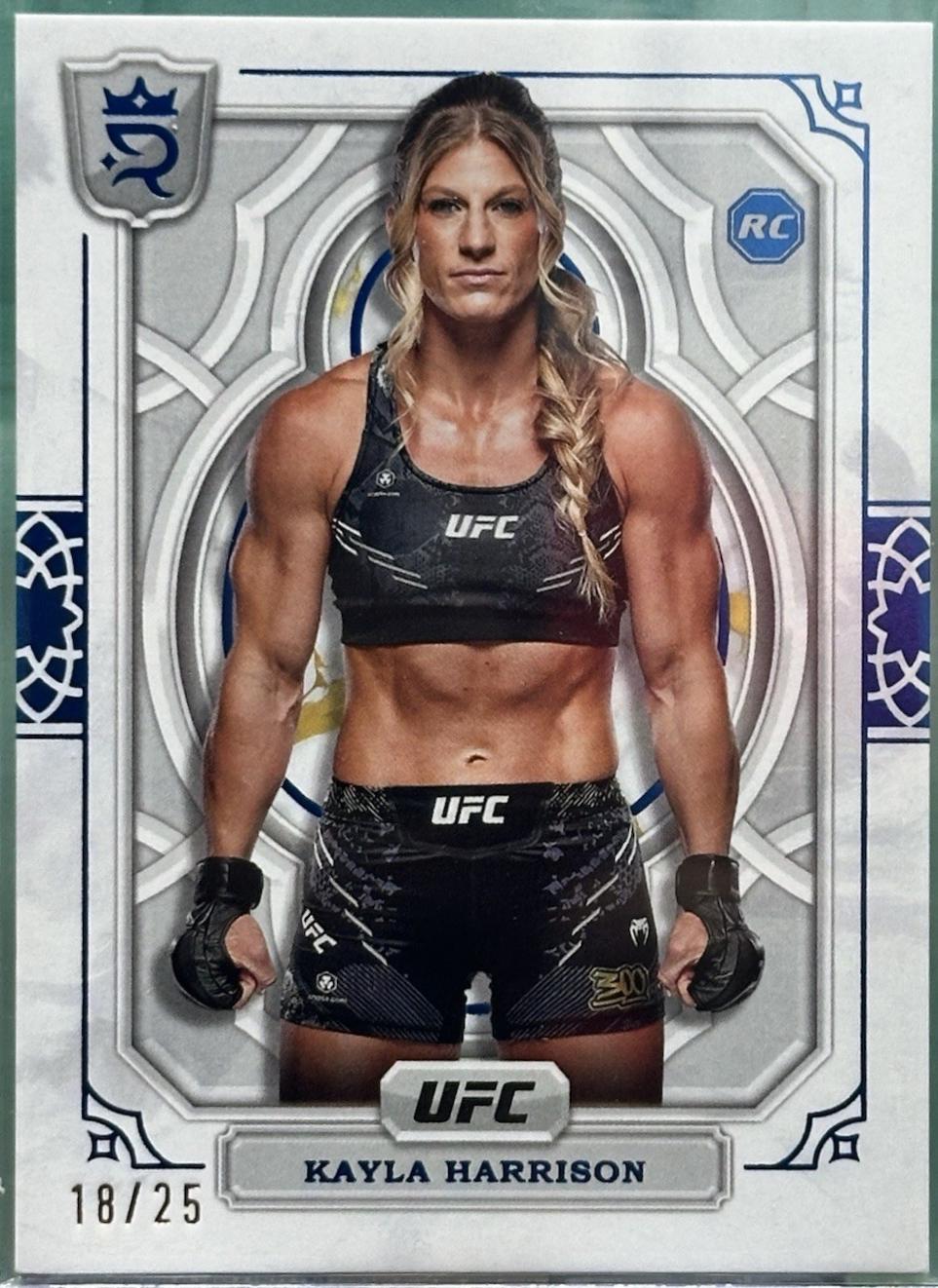Kayla Harrison 2024 Topps Royalty UFC Base #90 Blue