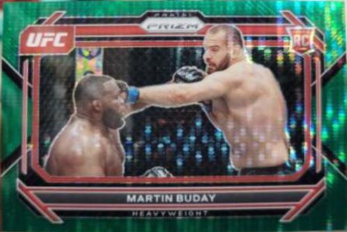Martin Buday 2023 Panini Prizm UFC Base #37 Green Pulsar