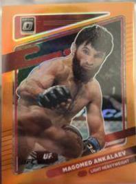 Magomed Ankalaev 2022 Panini Donruss Optic UFC Base #10 Orange