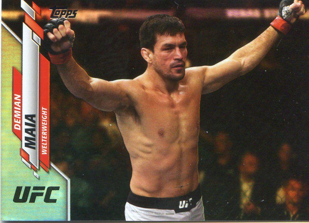 Demian Maia 2020 Topps UFC Base #70 Rainbow Foil