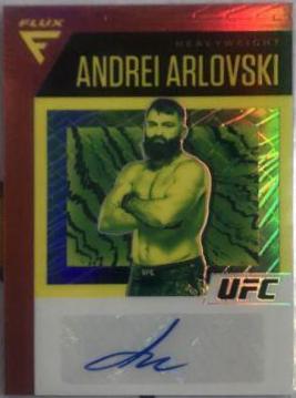 Andrei Arlovski 2021 Panini Chronicles UFC Flux Auto #44 Red