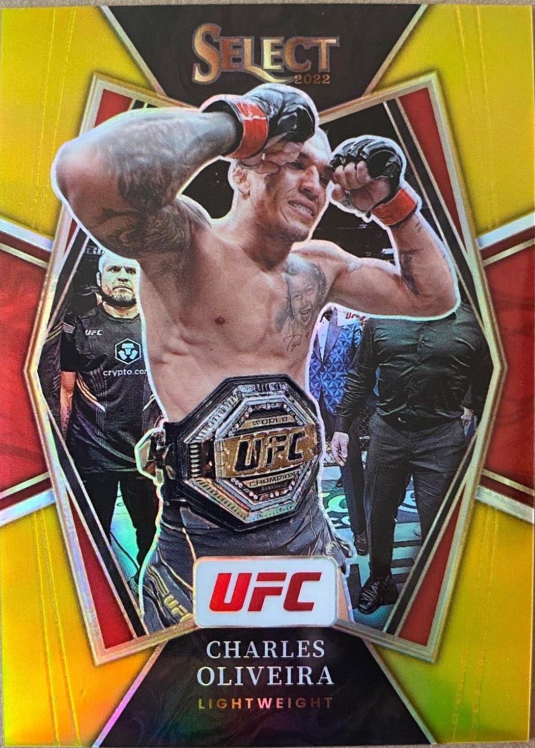Charles Oliveira 2022 Panini Select UFC Premier Level #141 Gold