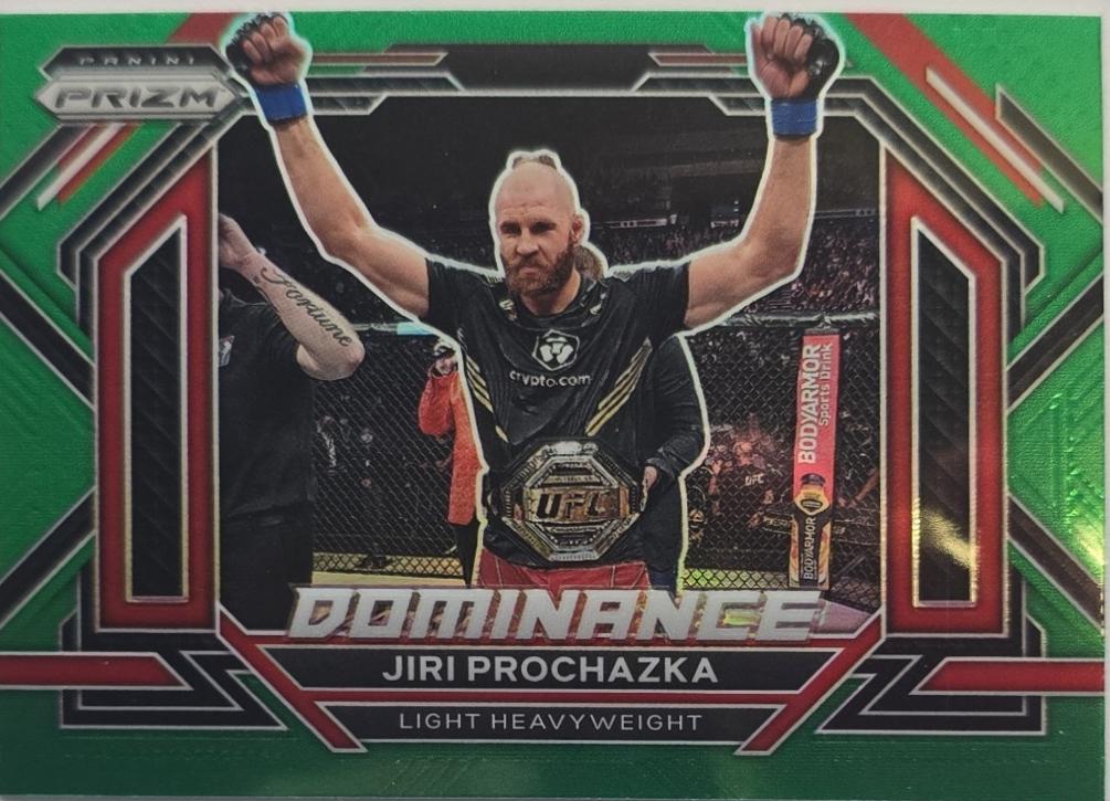 Jiri Prochazka 2023 Panini Prizm UFC Dominance #12 Green