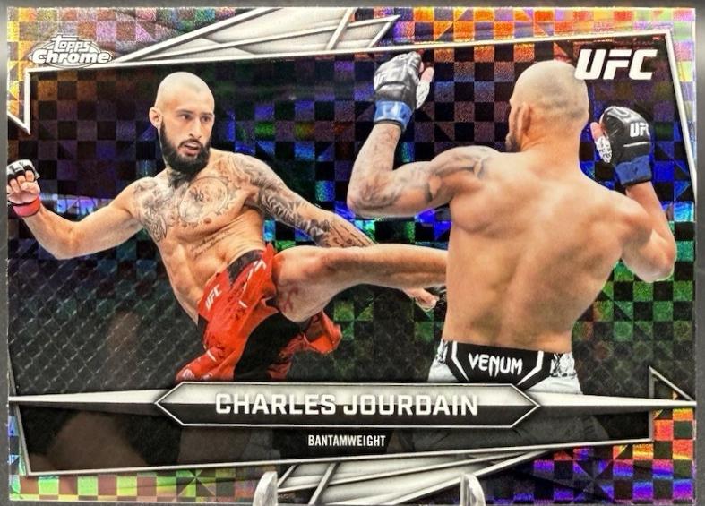 Charles Jourdain 2026 Topps Chrome UFC Base #169 X-fractor