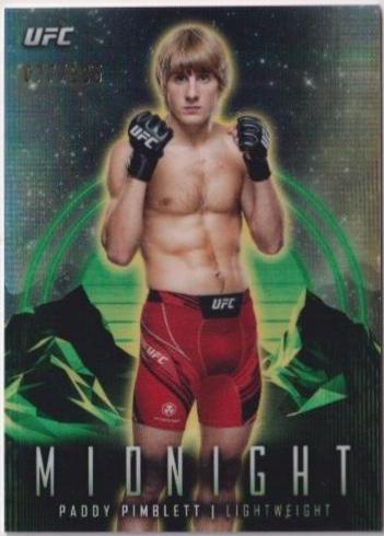 Paddy Pimblett 2024 Topps Midnight UFC Base #87 Morning