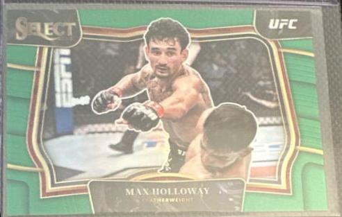 Max Holloway 2023 Panini Select UFC Octagonside #233 Green
