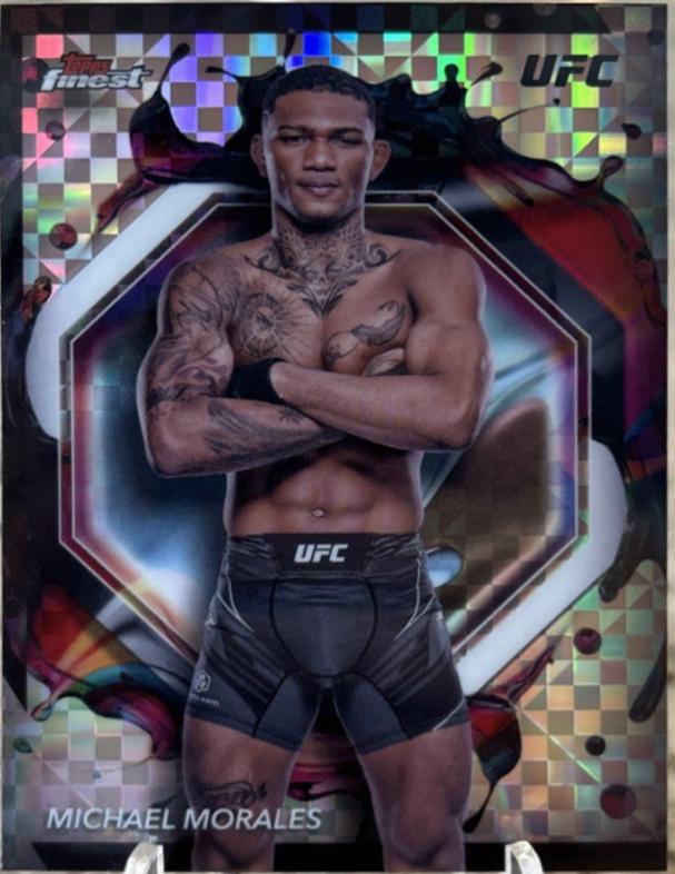 Michael Morales 2024 Topps Finest UFC Base Rare #236