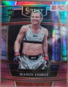 Manon Fiorot 2022 Panini Select UFC Premier Level #165 Teal and Pink