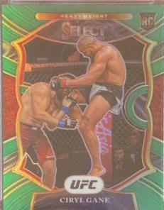 Ciryl Gane 2021 Panini Select UFC Concourse #98 Green