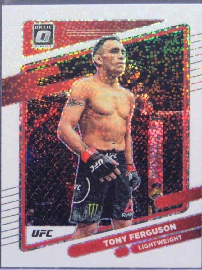 Tony Ferguson 2022 Panini Donruss Optic UFC Base #49 White Sparkle
