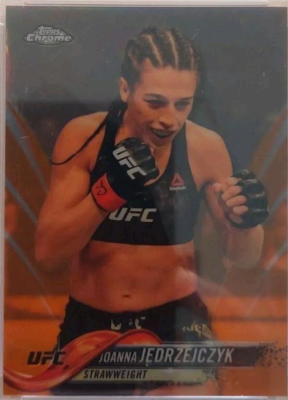 Morgan Charriere 2025 Topps Chrome UFC Base #37 Orange Refractor