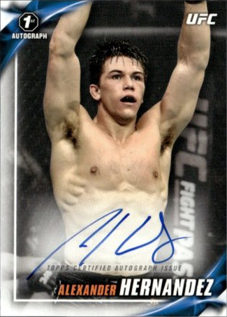 Alexander Hernandez 2019 Topps UFC Knockout Knockout Autographs #KA-AH Red