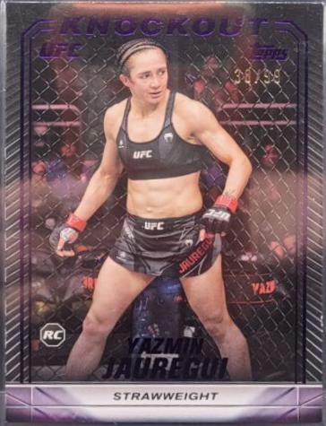 Yazmin Jauregui 2024 Topps Knockout UFC Base #65 Purple