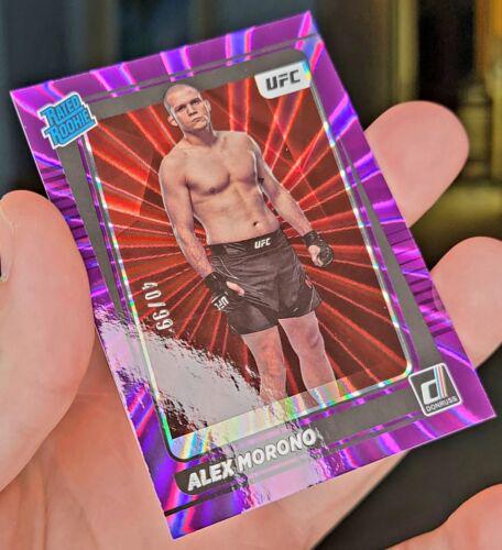 Alex Morono 2022 Panini Donruss UFC Base #219 Purple Laser
