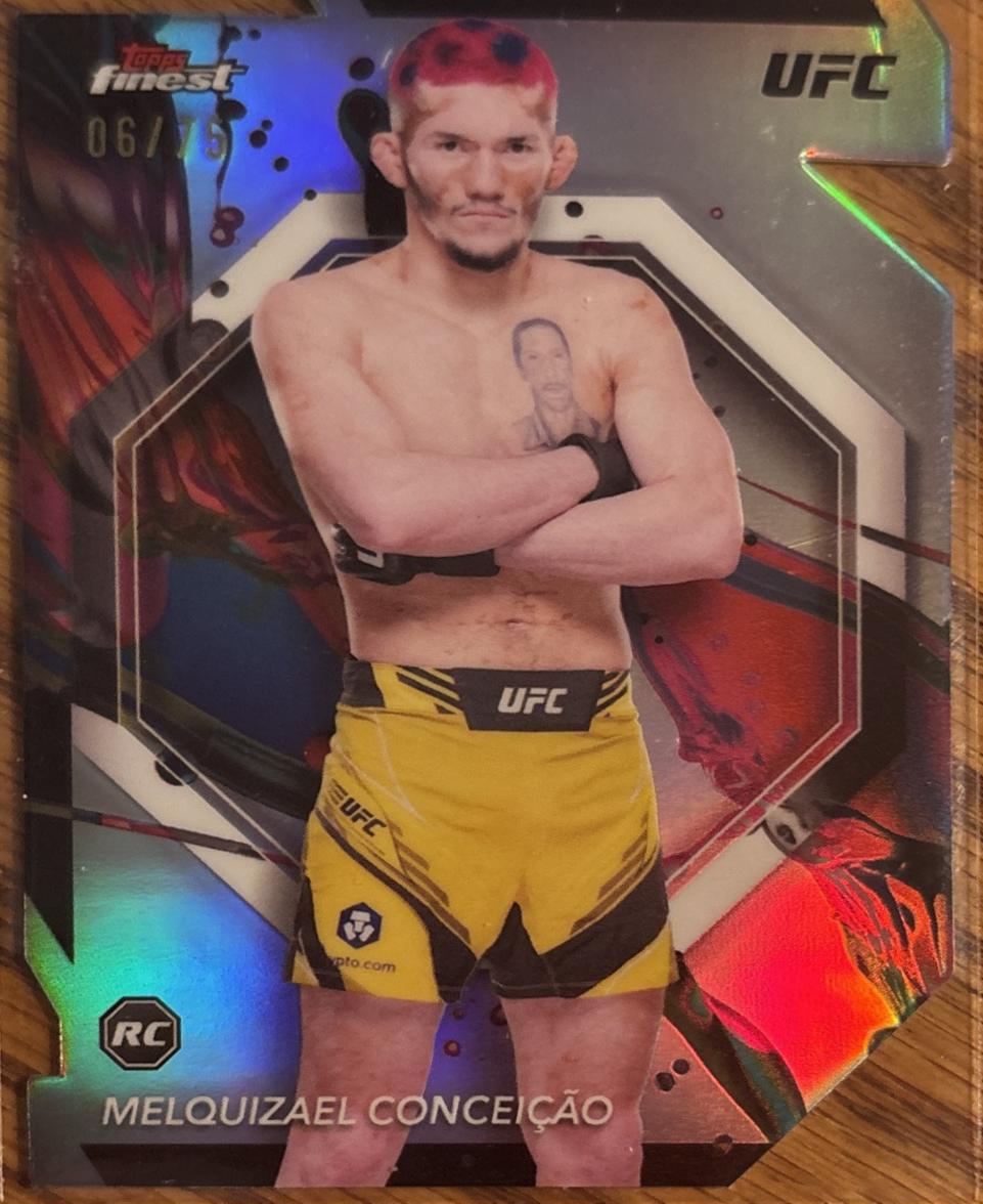 Melquizael Conceição 2024 Topps Finest UFC Base Common #34 Die-Cut Refractor