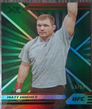 Matt Hughes 2022 Panini Chronicles UFC Base XR #293 Platinum