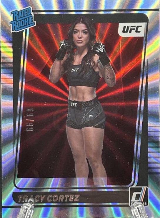 Tracy Cortez 2022 Panini Donruss UFC Base #210 Laser