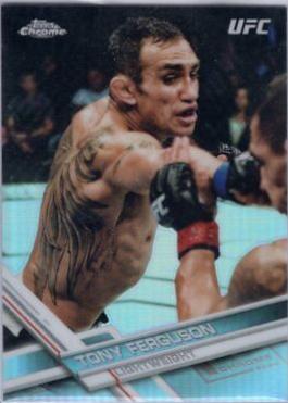 Tony Ferguson 2017 Topps Chrome UFC Base #47 Refractor