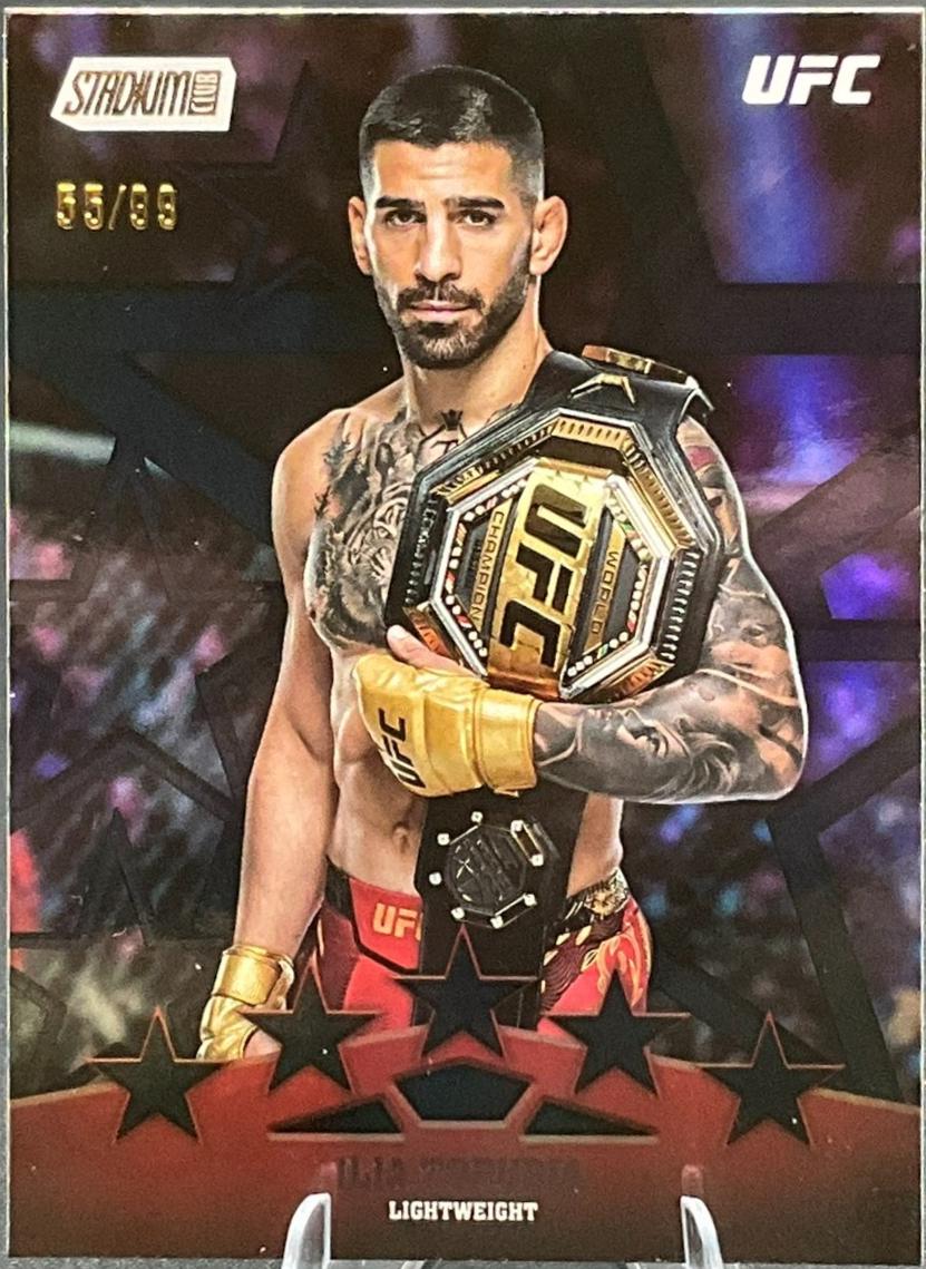 Ilia Topuria 2025 Topps Stadium Club UFC Special Forces #SF-13 Black