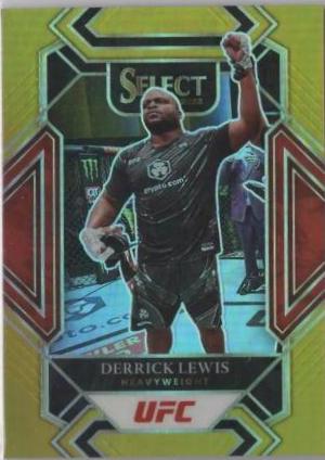 Derrick Lewis 2022 Panini Select UFC Mezzanine #377 Gold