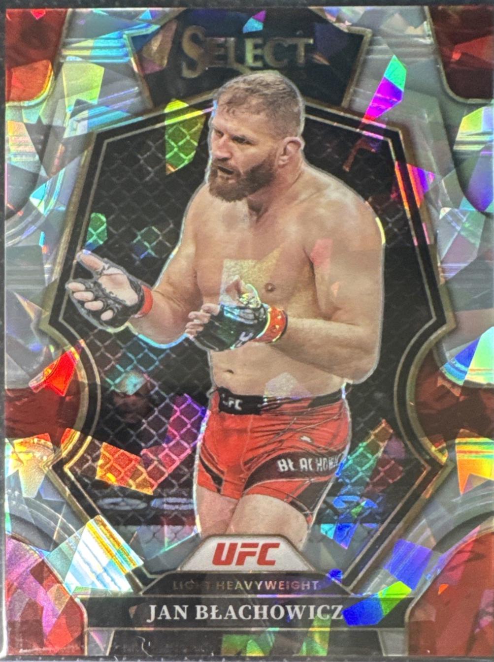 Jan Błachowicz 2023 Panini Select UFC Premier Level #124 Cracked Ice