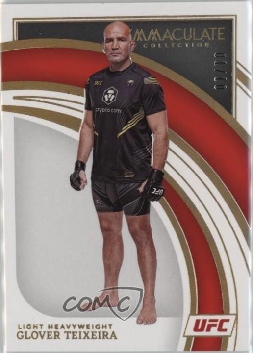 Glover Teixeira 2022 Panini Immaculate UFC Base #100 Gold