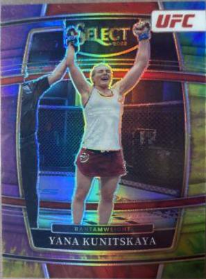 Yana Santos 2022 Panini Select UFC Concourse #80 Tie Dye