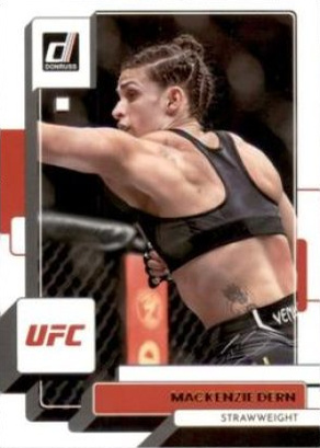 Mackenzie Dern 2023 Panini Donruss UFC Base #15 Press Proof Teal