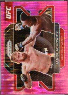 Jan Błachowicz 2022 Panini Prizm UFC Base #43 Pink Pulsar