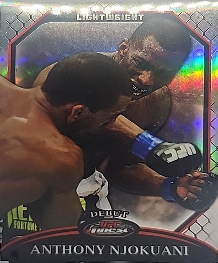 Anthony Njokuani 2011 Topps Finest UFC Base #75 Refractor