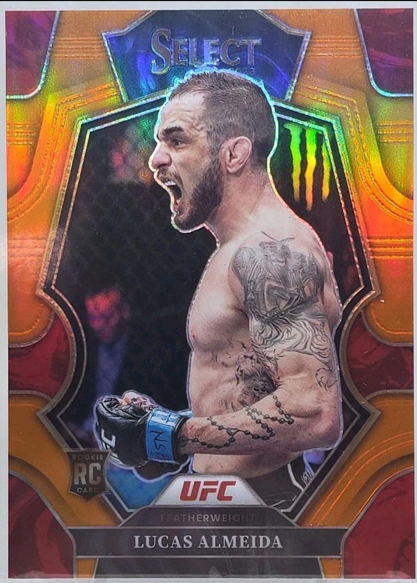Lucas Almeida 2023 Panini Select UFC Premier Level #136 Orange