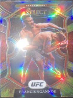 Francis Ngannou 2021 Panini Select UFC Concourse #92 Tie Dye