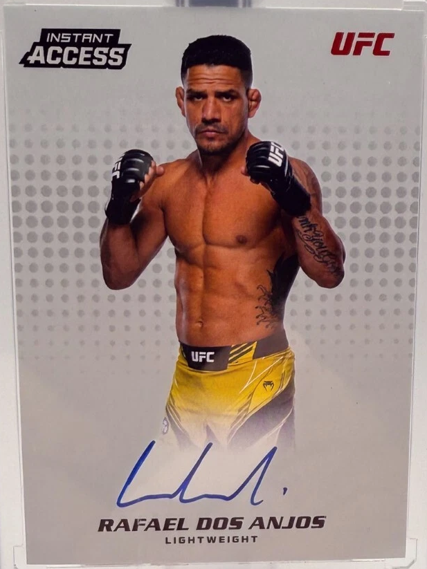 Rafael Dos Anjos 2022 Panini Instant UFC Instant Access Autographs #IA-DA