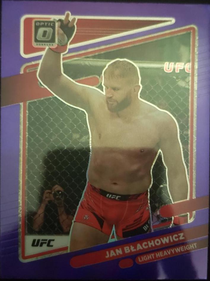 Jan Błachowicz 2022 Panini Donruss Optic UFC Base #76 Purple