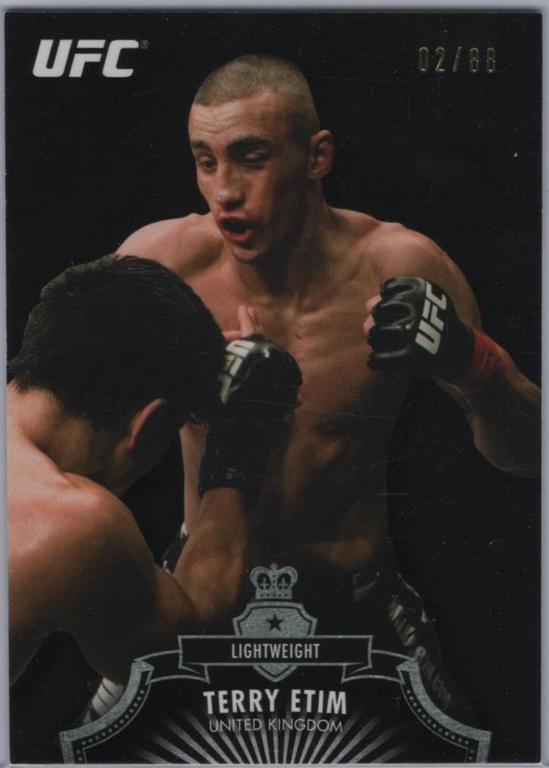 Terry Etim 2012 Topps UFC Bloodlines Base #127 Black