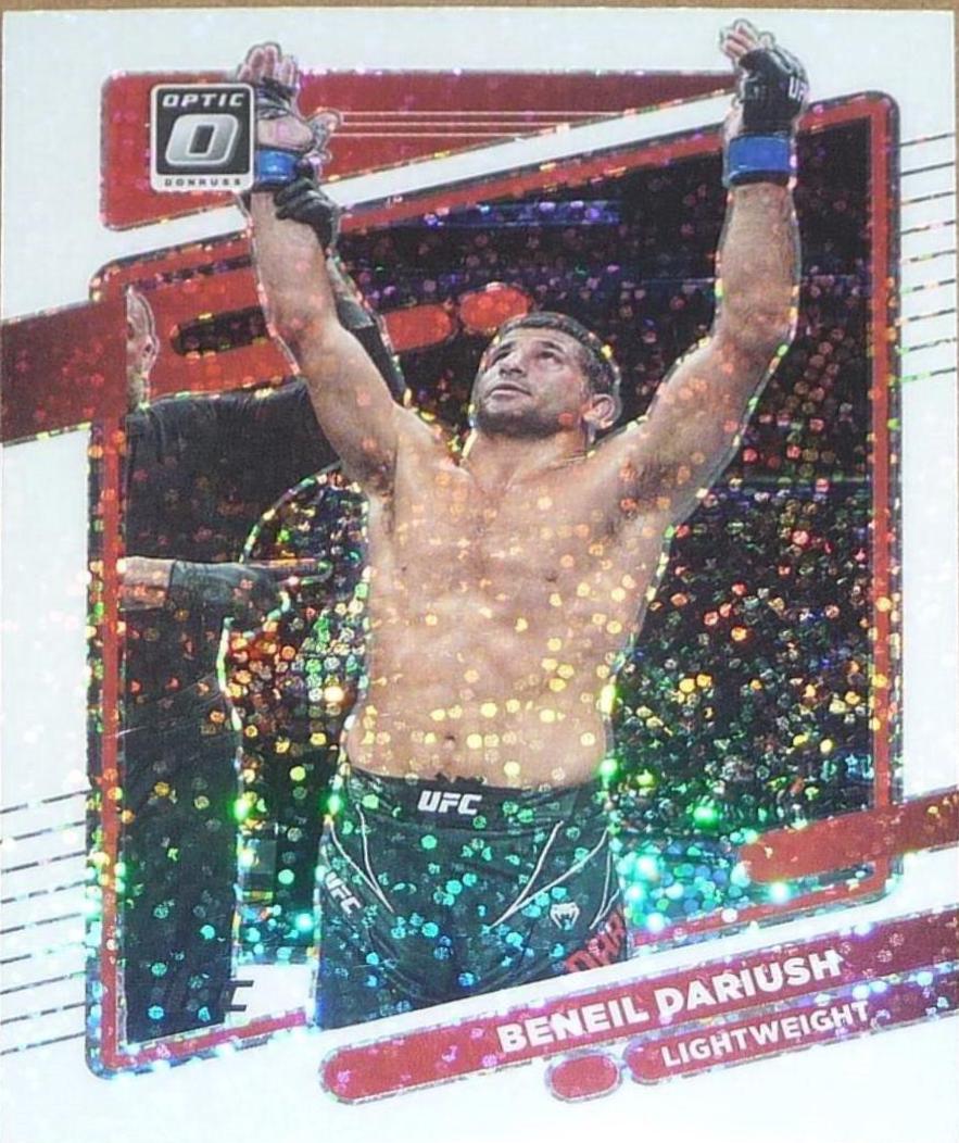 Beneil Dariush 2022 Panini Donruss Optic UFC Base #22 White Sparkle