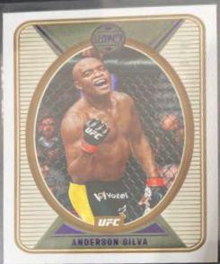 Anderson Silva 2022 Panini Chronicles UFC Base Spectra #387 Purple