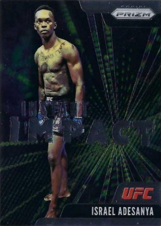 Israel Adesanya 2021 Panini Prizm UFC Instant Impact #11 Black