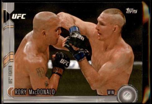 Rory MacDonald 2015 Topps UFC Chronicles Base #95 Silver