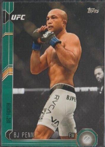 BJ Penn 2015 Topps UFC Chronicles Base #11 Green